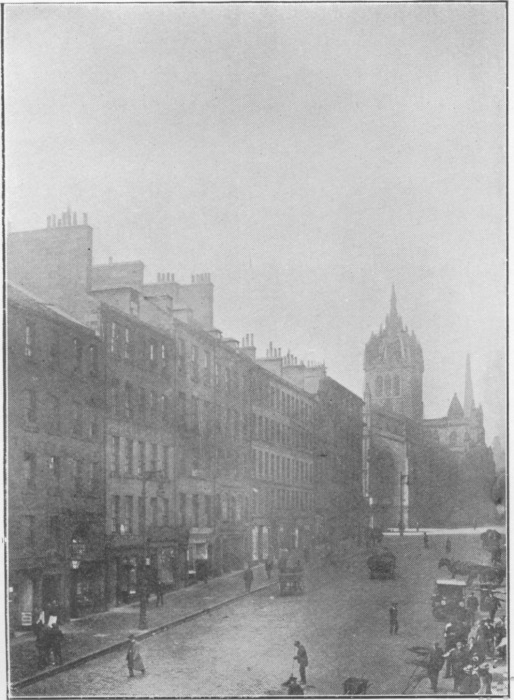 THE HIGH STREET, EDINBURGH, LOOKING TOWARDS ST. GILES