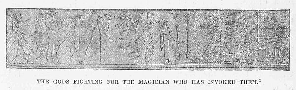 304.jpg the Gods Fighting Foe The Magician Who Has Invoked Them. 1 