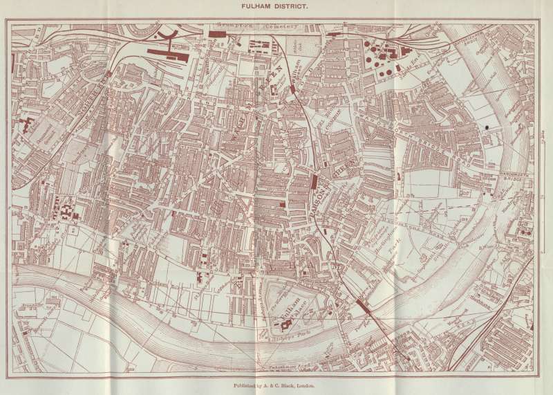 FULHAM DISTRICT.

Published by A. & C. Black, London.