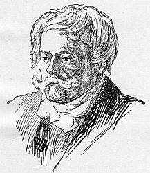 EDMOND DE GONCOURT.
Unpublished portrait from life, by Georges Jeanniot.