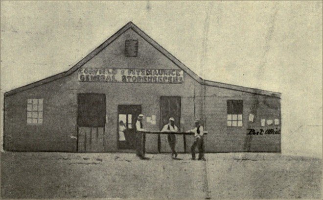 Fitzmaurice, Corfield, And Tom Fox. (Taken in 1880).