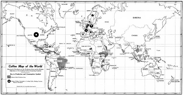 Coffee Map of the World