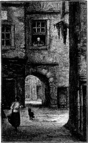 RIDDLE'S CLOSE, WHERE HUME COMMENCED HIS "HISTORY OF
ENGLAND."