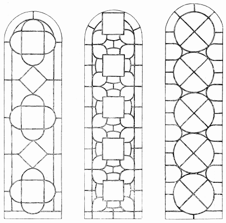 Bars in Early Medallion Windows.