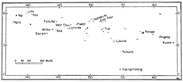 The Caroline Islands.