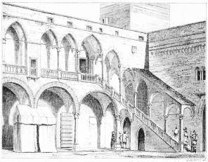 13.—COURT-YARD OF THE PALAZZO SCALIGERI, VERONA. Page
104.