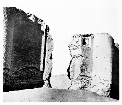 Fig. 143.—SÂMARRÂ, RUINED MOSQUE, BIG DOOR IN NORTH
WALL.