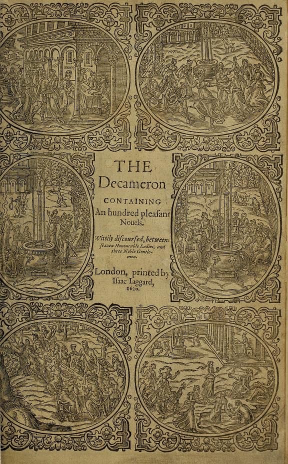 Titlepage Decameron 1